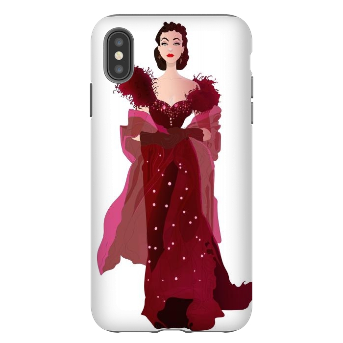 iPhone Xs Max StrongFit Scarlett o Hara - Gone with the Wind Fanart by Anima Tea Story