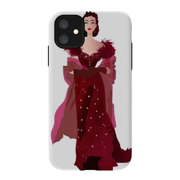 iPhone 11 StrongFit Scarlett o Hara - Gone with the Wind Fanart by Anima Tea Story