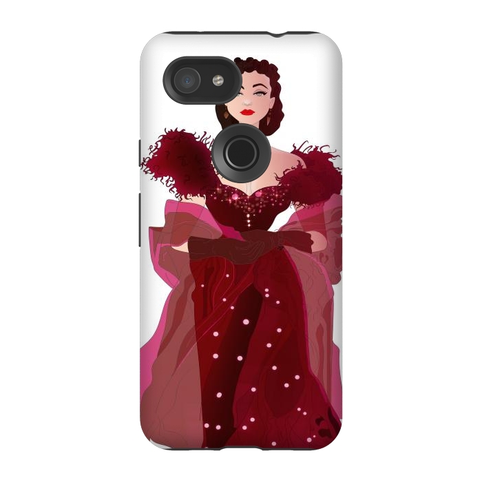 Pixel 3A StrongFit Scarlett o Hara - Gone with the Wind Fanart by Anima Tea Story