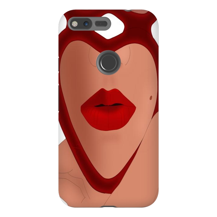 Pixel XL StrongFit Mirrored Lips - Valentines Edition Design by Anima Tea Story