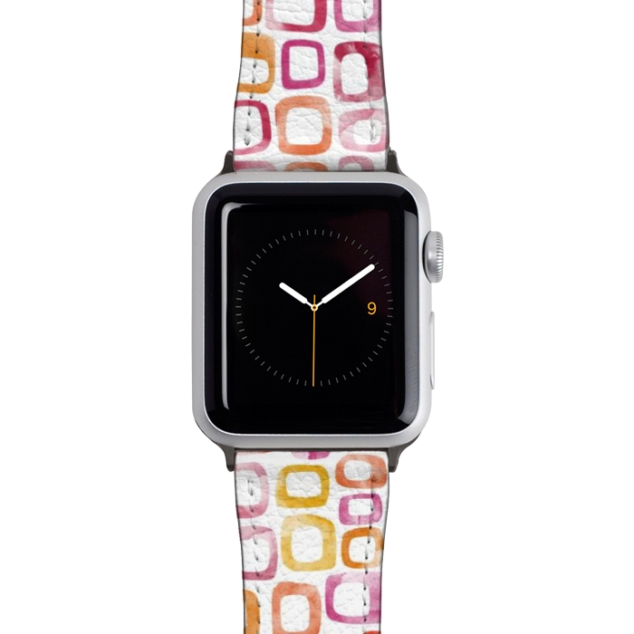 Watch 42mm / 44mm Strap PU leather So Square by Nic Squirrell