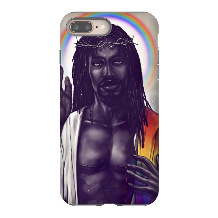 iPhone 7 plus StrongFit Jesus by Draco