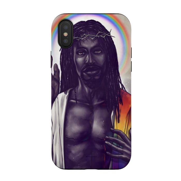 iPhone Xs / X StrongFit Jesus by Draco
