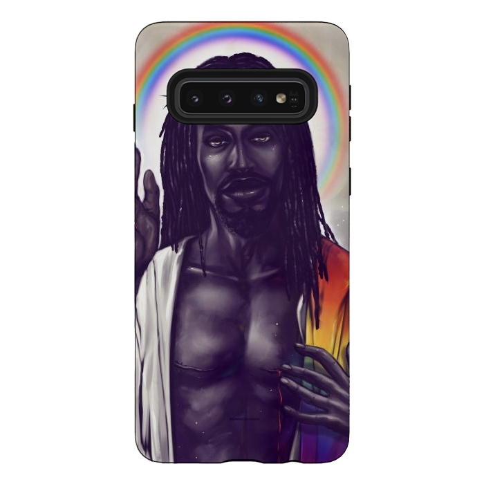Galaxy S10 StrongFit Jesus by Draco