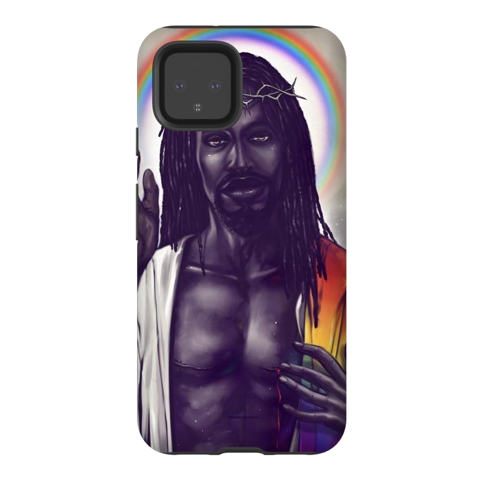 Pixel 4 StrongFit Jesus by Draco