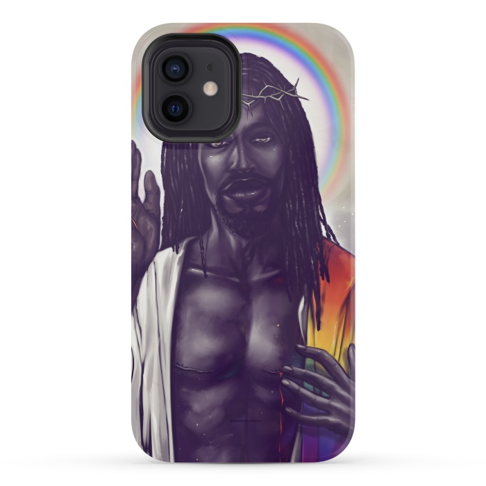 iPhone 12 mini StrongFit Jesus by Draco