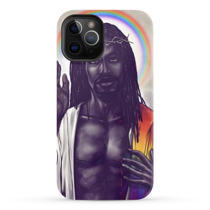 iPhone 12 Pro StrongFit Jesus by Draco