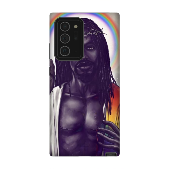 Galaxy Note 20 Ultra StrongFit Jesus by Draco