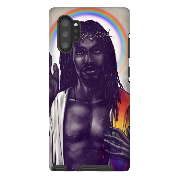 Galaxy Note 10 plus StrongFit Jesus by Draco