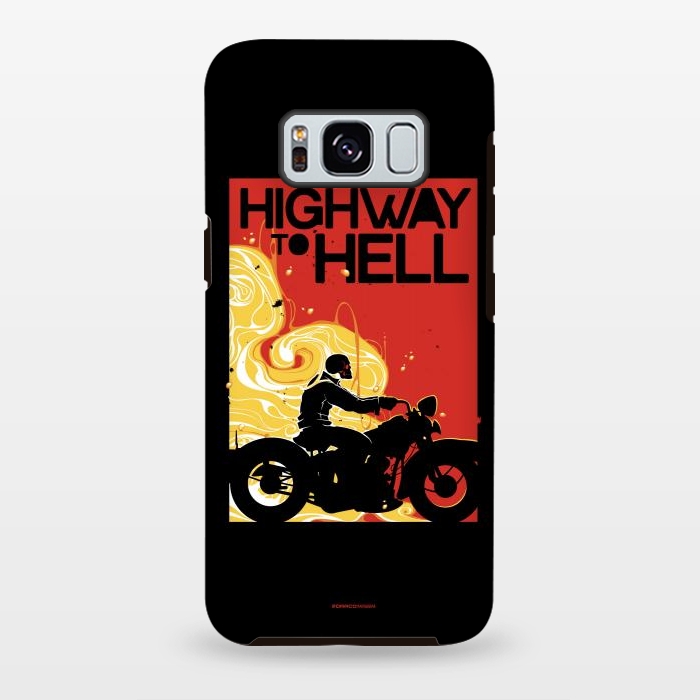 Galaxy S8 plus StrongFit Highway to Hell 1 by Draco