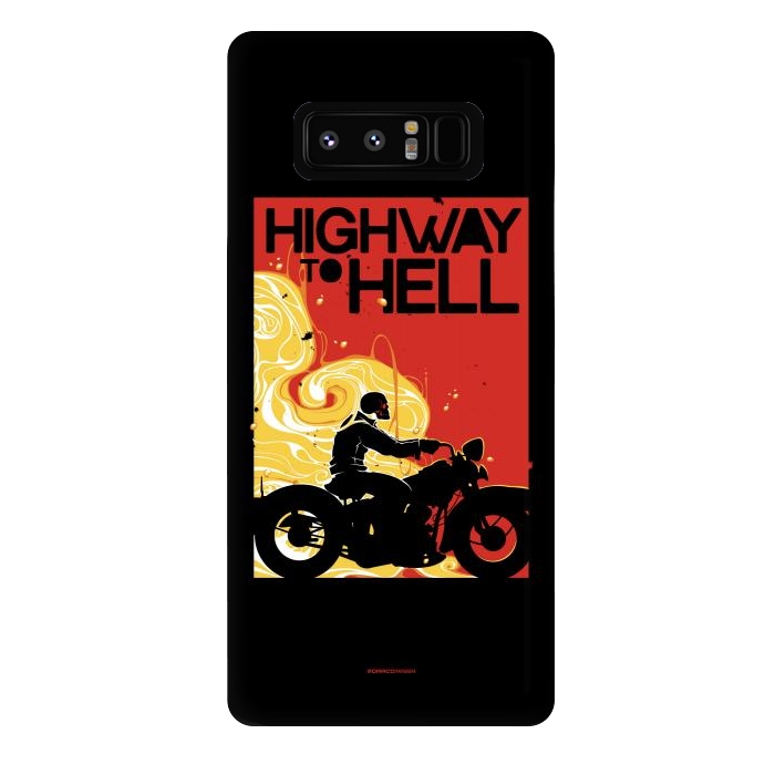 Galaxy Note 8 StrongFit Highway to Hell 1 by Draco