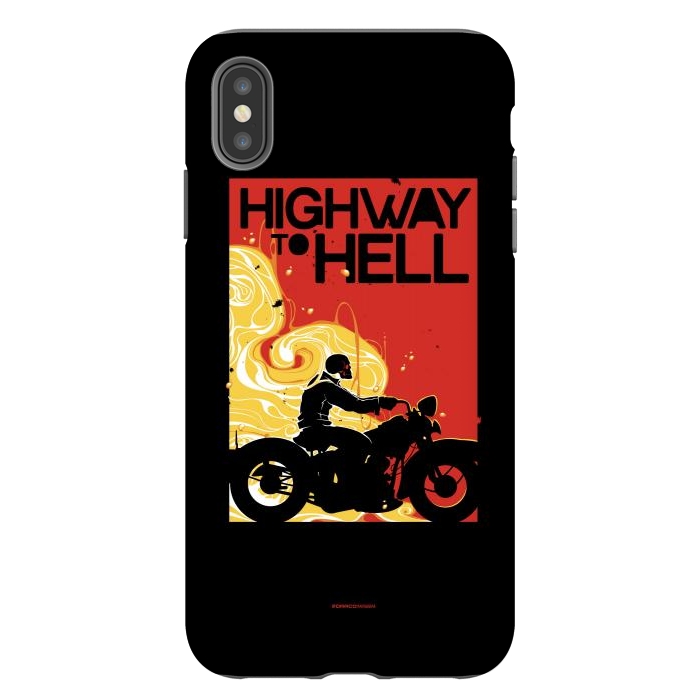 iPhone Xs Max StrongFit Highway to Hell 1 by Draco
