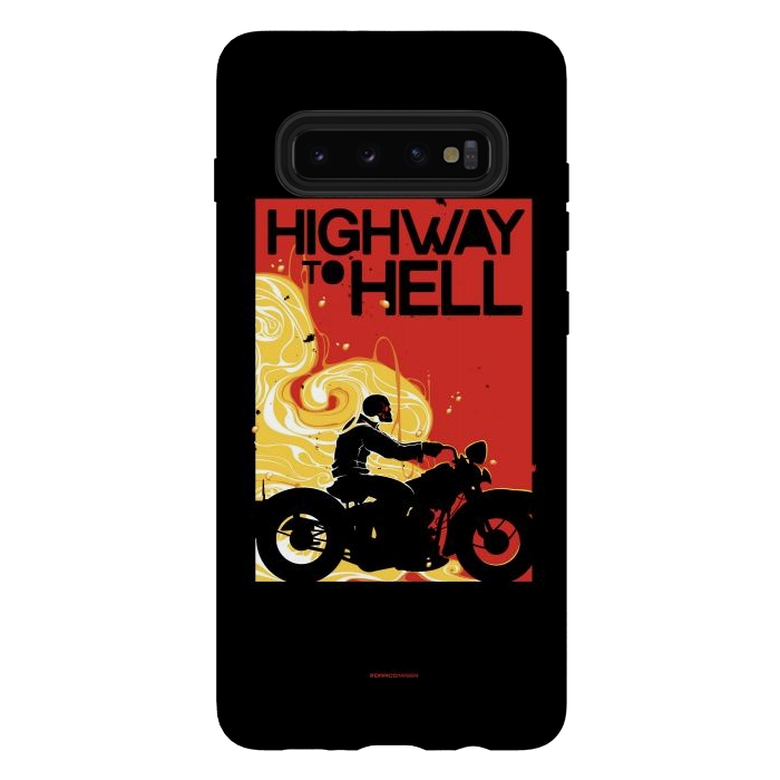 Galaxy S10 plus StrongFit Highway to Hell 1 by Draco