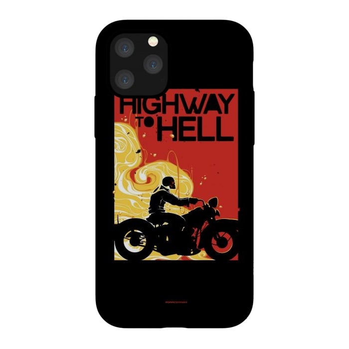 iPhone 11 Pro StrongFit Highway to Hell 1 by Draco