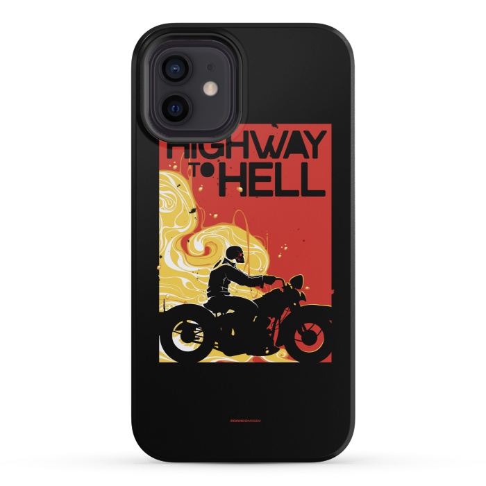 iPhone 12 mini StrongFit Highway to Hell 1 by Draco