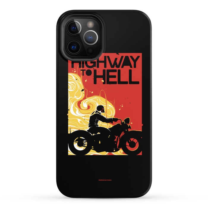 iPhone 12 Pro StrongFit Highway to Hell 1 by Draco