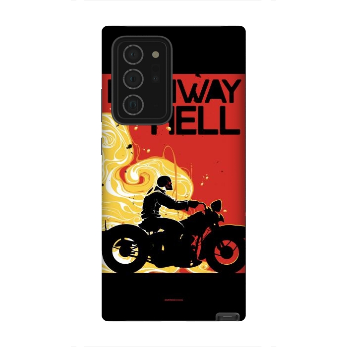 Galaxy Note 20 Ultra StrongFit Highway to Hell 1 by Draco