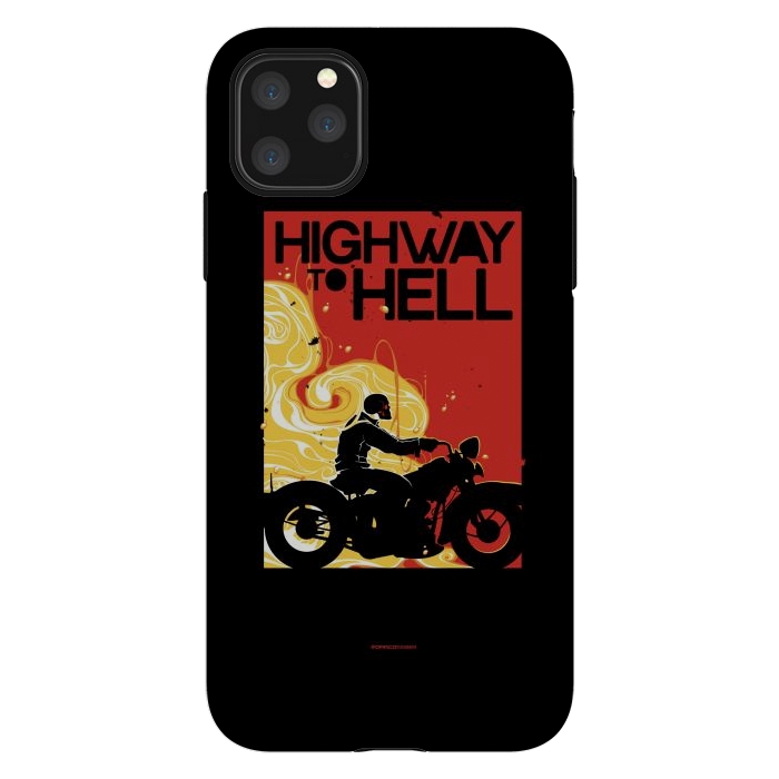 iPhone 11 Pro Max StrongFit Highway to Hell 1 by Draco