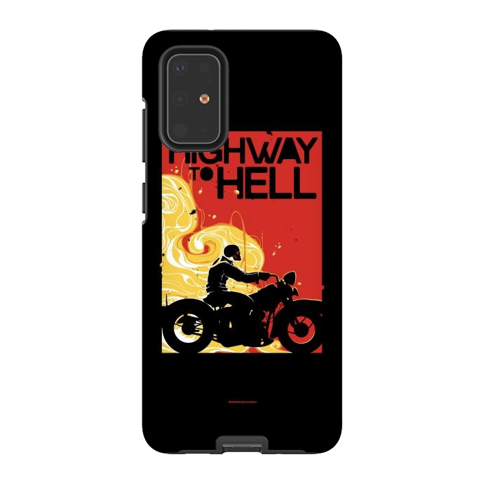 Galaxy S20 Plus StrongFit Highway to Hell 1 by Draco