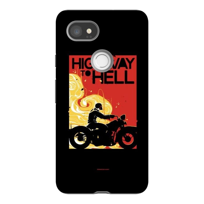 Pixel 2XL StrongFit Highway to Hell 1 by Draco