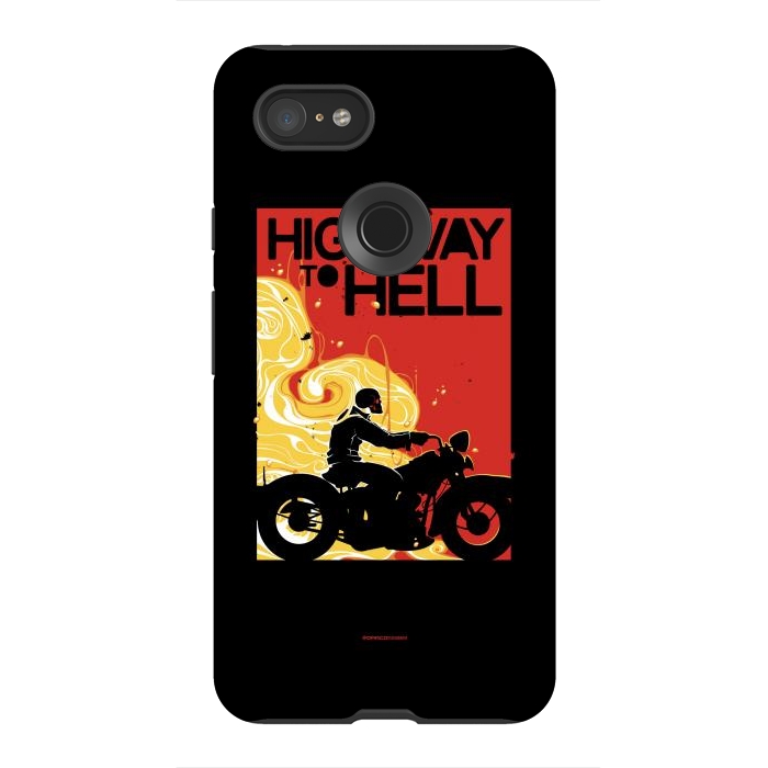 Pixel 3XL StrongFit Highway to Hell 1 by Draco