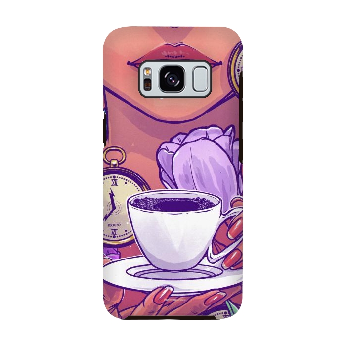 Galaxy S8 StrongFit Cold Coffee by Draco