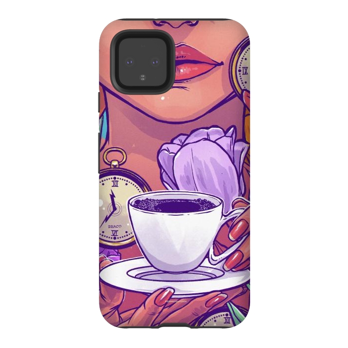 Pixel 4 StrongFit Cold Coffee by Draco
