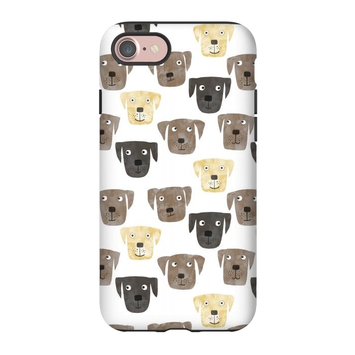iPhone 7 StrongFit Labrador Retriever Dogs by Nic Squirrell