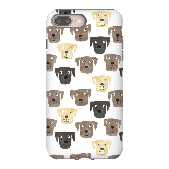 iPhone 7 plus StrongFit Labrador Retriever Dogs by Nic Squirrell