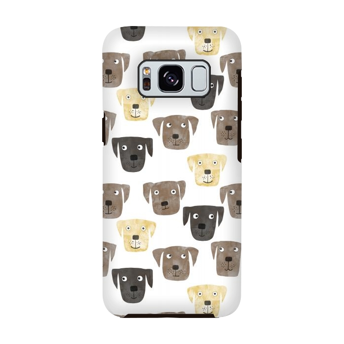 Galaxy S8 StrongFit Labrador Retriever Dogs by Nic Squirrell