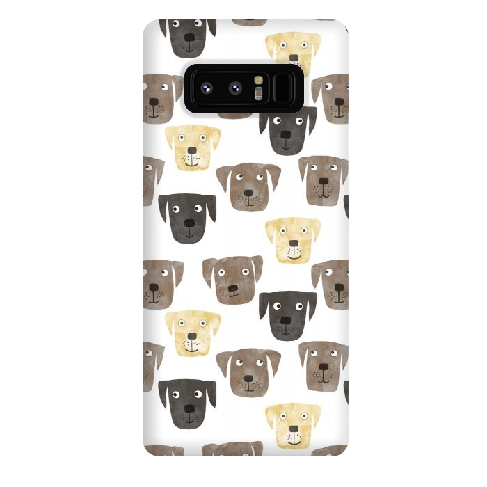 Galaxy Note 8 StrongFit Labrador Retriever Dogs by Nic Squirrell