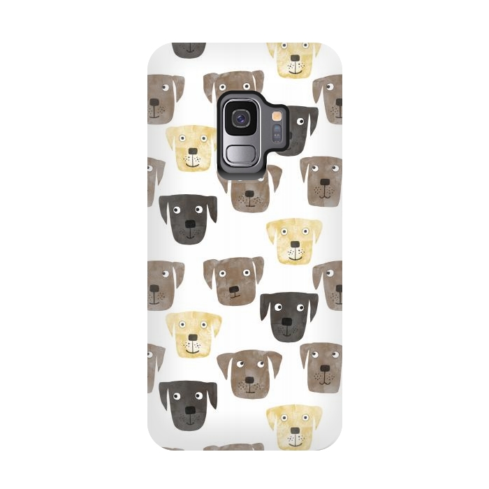 Galaxy S9 StrongFit Labrador Retriever Dogs by Nic Squirrell