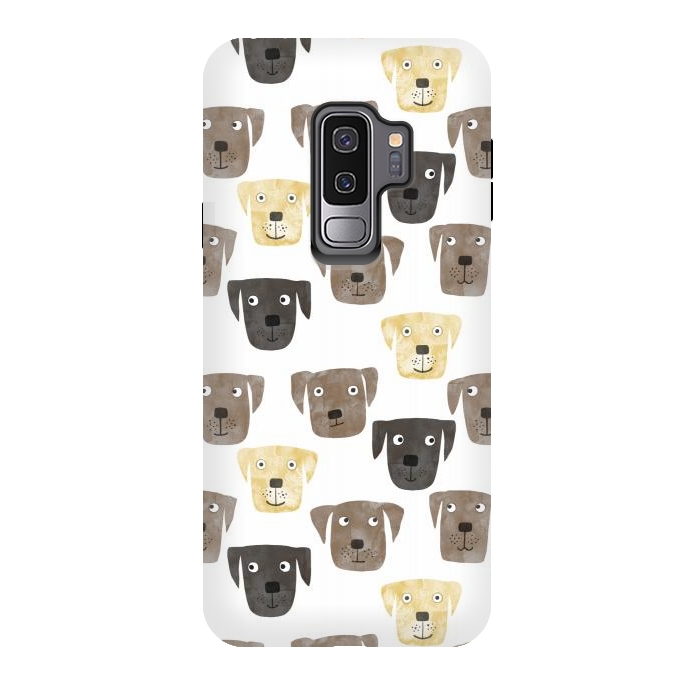 Galaxy S9 plus StrongFit Labrador Retriever Dogs by Nic Squirrell