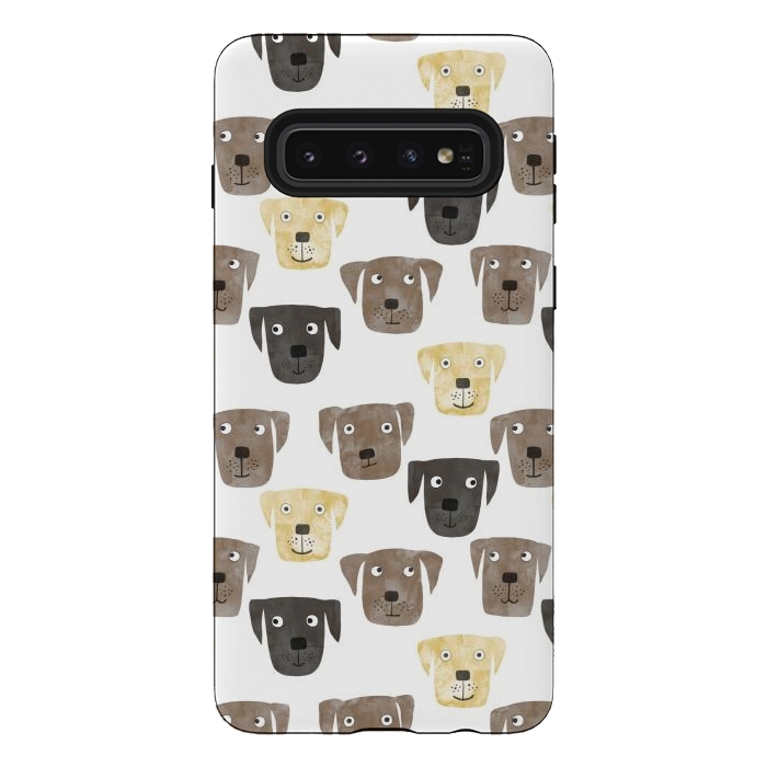 Galaxy S10 StrongFit Labrador Retriever Dogs by Nic Squirrell