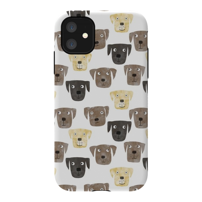 iPhone 11 StrongFit Labrador Retriever Dogs by Nic Squirrell