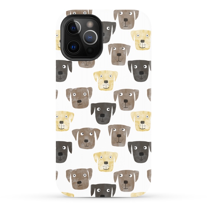 iPhone 12 Pro Max StrongFit Labrador Retriever Dogs by Nic Squirrell