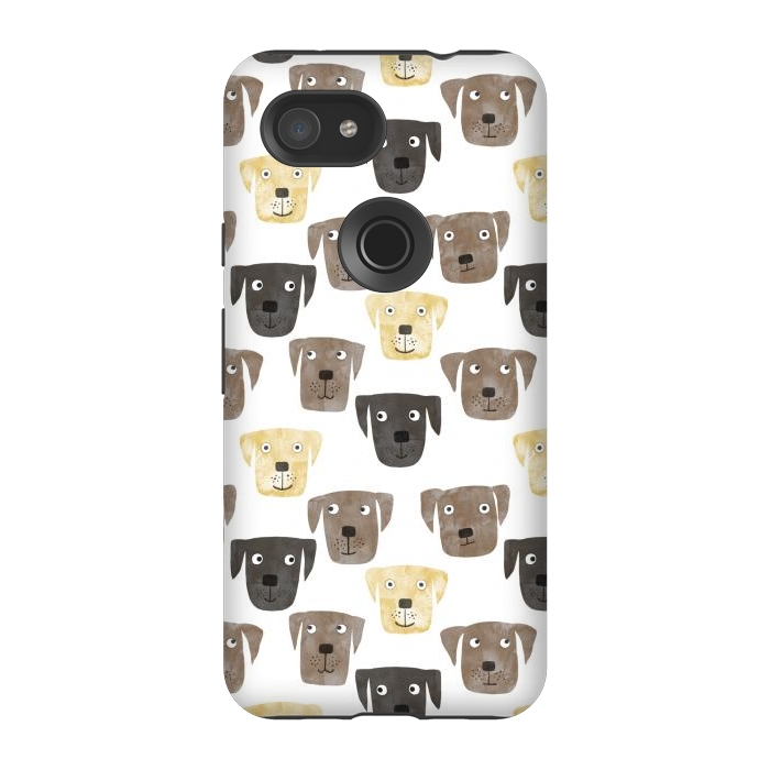 Pixel 3A StrongFit Labrador Retriever Dogs by Nic Squirrell