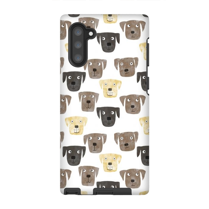 Galaxy Note 10 StrongFit Labrador Retriever Dogs by Nic Squirrell
