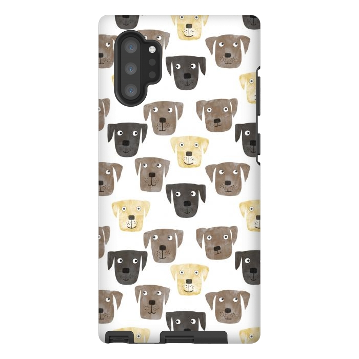 Galaxy Note 10 plus StrongFit Labrador Retriever Dogs by Nic Squirrell