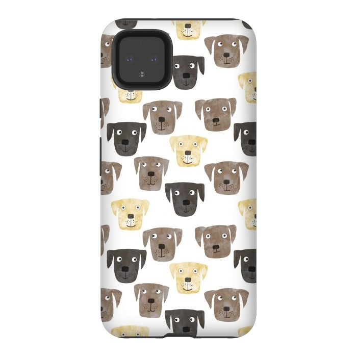 Pixel 4XL StrongFit Labrador Retriever Dogs by Nic Squirrell