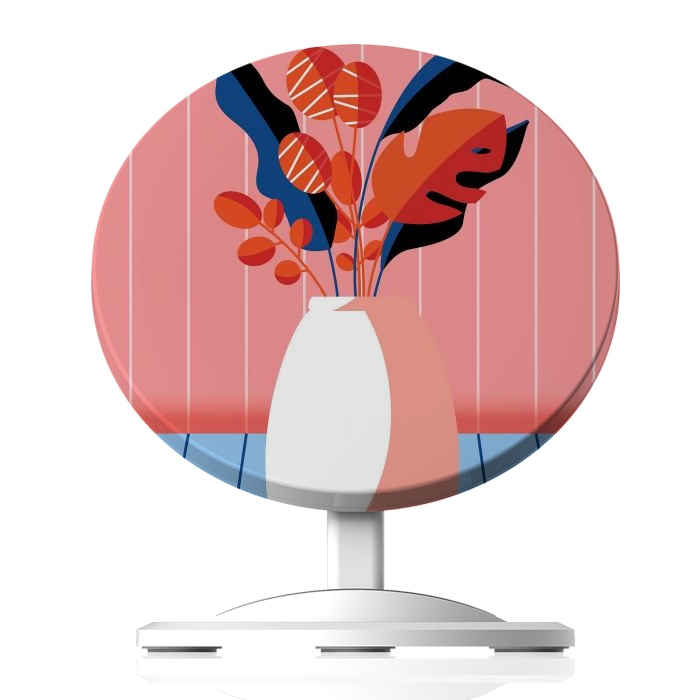 Wireless Charging Docks Designers charger Day Flowers by Jelena Obradovic