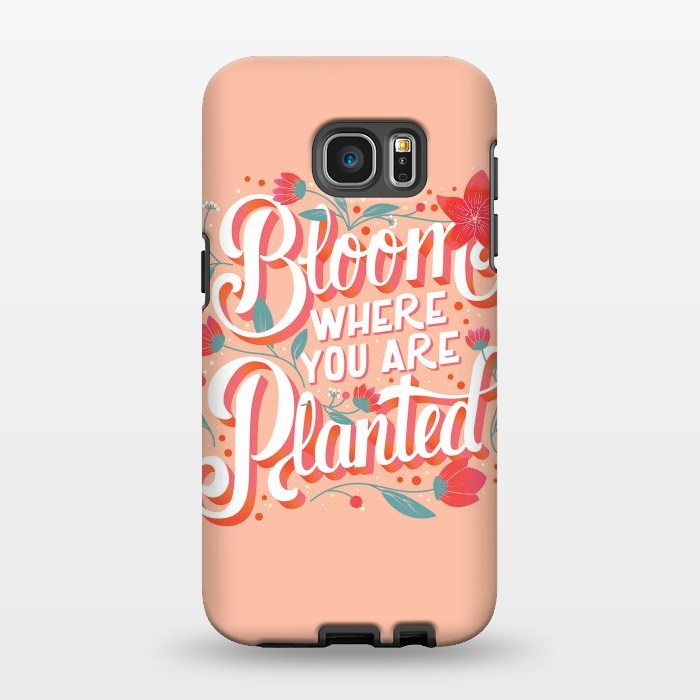 Galaxy S7 EDGE StrongFit Bloom Where You Are Planted, Light by Jelena Obradovic