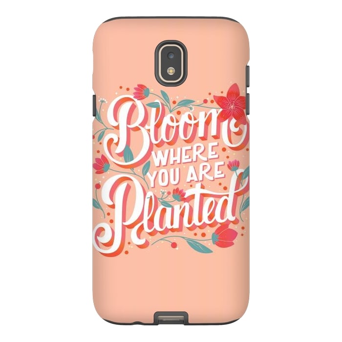 Galaxy J7 StrongFit Bloom Where You Are Planted, Light by Jelena Obradovic