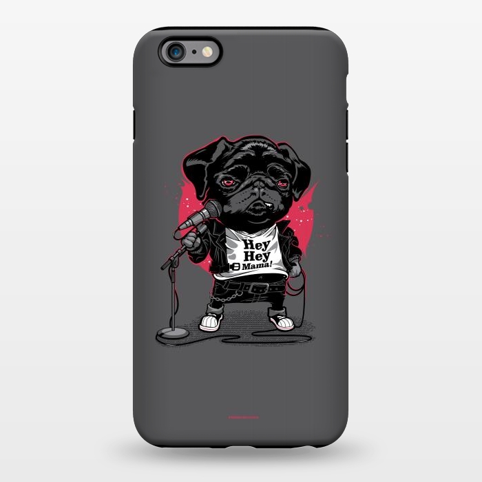 iPhone 6/6s plus StrongFit Black Dog by Draco