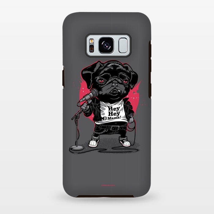 Galaxy S8 plus StrongFit Black Dog by Draco