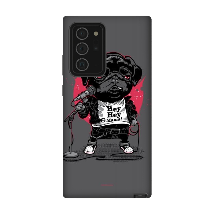 Galaxy Note 20 Ultra StrongFit Black Dog by Draco