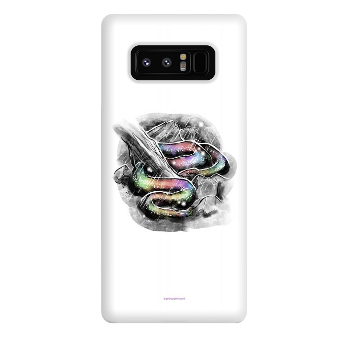 Galaxy Note 8 StrongFit Cobra Colorida - Inktober 19 by Draco