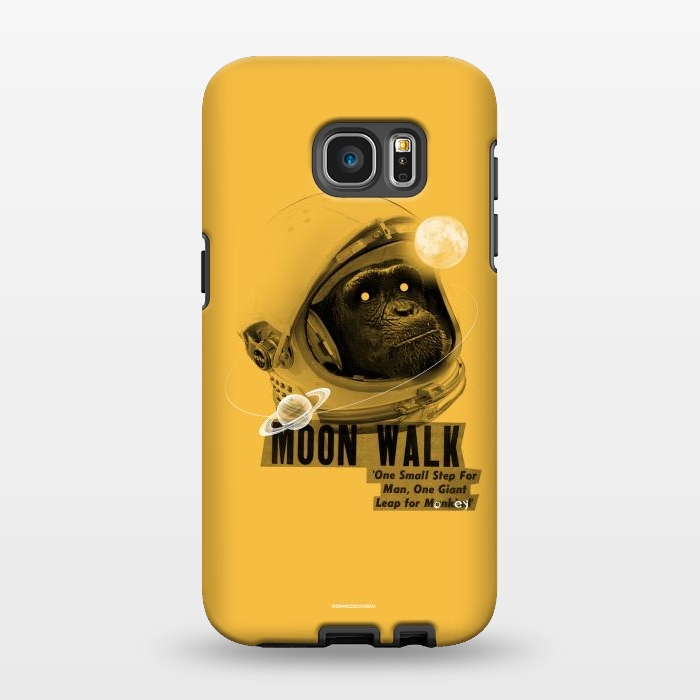 Galaxy S7 EDGE StrongFit [Poektica] Space Monkey by Draco