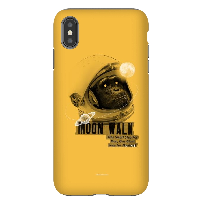 iPhone Xs Max StrongFit [Poektica] Space Monkey by Draco