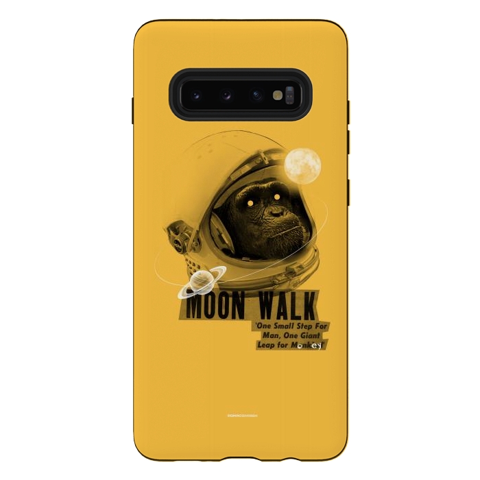 Galaxy S10 plus StrongFit [Poektica] Space Monkey by Draco